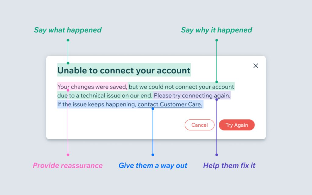 How to write better messages, by the Wix team.